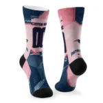 New England Patriots Socks Customized Geometric Tech Blue Best Selling