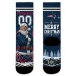 New England Patriots Socks Personalized Snowy Scene Blue White Best Selling