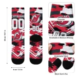 New Jersey Devils Socks Personalized Woodland Camo Red Best Selling