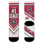 New Mexico Lobos Socks Custom Pinstripe Chevron Red White Best Selling