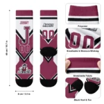 New Mexico State Aggies Socks Custom Arrow Blocks Crimson Best Selling