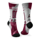 New Mexico State Aggies Socks Custom Geometric Tech Crimson Best Selling