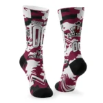 New Mexico State Aggies Socks Custom Woodland Camo Crimson Best Selling