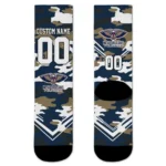 New Orleans Pelicans Socks Custom Woodland Camo Navy Best Selling
