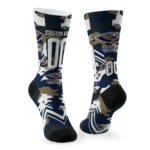 New Orleans Pelicans Socks Custom Woodland Camo Navy Best Selling