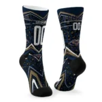 New Orleans Pelicans Socks Personalized Leopard Print Navy Black Best Selling