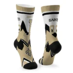 New Orleans Saints Socks Customized Arrow Blocks Gold Best Selling