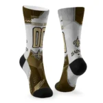 New Orleans Saints Socks Personalized Geometric Tech Gold Best Selling