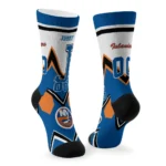 New York Islanders Socks Personalized Arrow Blocks Blue Best Selling