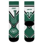 New York Jets Socks Custom Arrow Blocks Green Best Selling