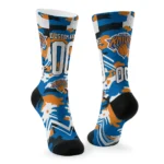New York Knicks Socks Customized Woodland Camo Blue Best Selling