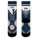 New York Yankees Socks Custom Arrow Blocks Navy Best Selling