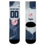 New York Yankees Socks Customized Geometric Tech Navy Best Selling