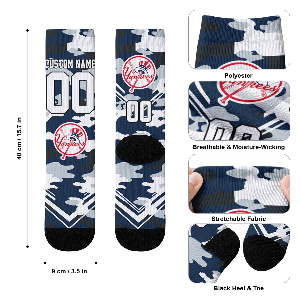 new-york-yankees-socks-customized-woodland-camo-navy-high-quality.webp