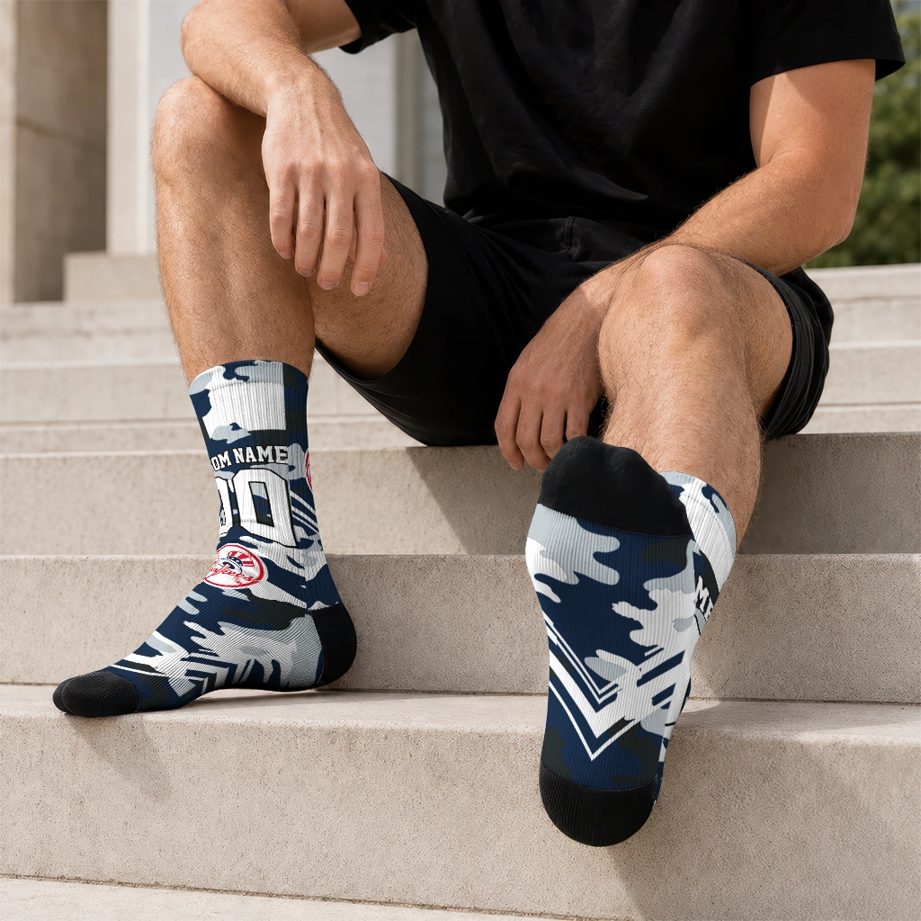 new-york-yankees-socks-customized-woodland-camo-navy-latest-model.webp