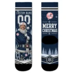New York Yankees Socks Personalized Snowy Scene Navy White Best Selling