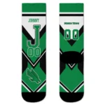 North Texas Mean Green Socks Custom Arrow Blocks Green Best Selling