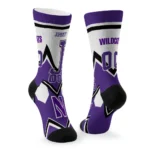 Northwestern Wildcats Socks Personalized Arrow Blocks Purple Best Selling