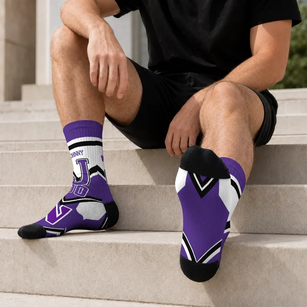 Northwestern Wildcats Socks Personalized Arrow Blocks Purple Latest Model Northwestern Wildcats Socks Personalized Arrow Blocks Purple Latest Model
