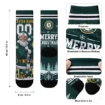 Oakland Athletics Socks Custom Snowy Scene Green White Best Selling