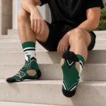 Ohio Bobcats Socks Personalized Arrow Blocks Green Best Selling
