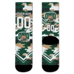Ohio Bobcats Socks Personalized Woodland Camo Green Best Selling
