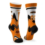 Oklahoma State Cowboys Socks Personalized Arrow Blocks Orange Best Selling