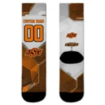 Oklahoma State Cowboys Socks Personalized Geometric Tech Orange Best Selling