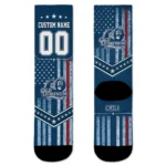 Old Dominion Monarchs Socks Custom Star Stripes Blue White Best Selling