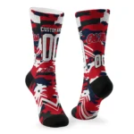 Ole Miss Rebels Socks Customized Woodland Camo Red Best Selling