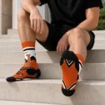 Oregon State Beavers Socks Personalized Arrow Blocks Orange Best Selling
