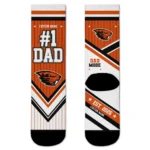 Oregon State Beavers Socks Personalized Pinstripe Chevron Orange White Best Selling