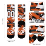 Oregon State Beavers Socks Personalized Woodland Camo Orange Best Selling