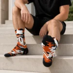 Oregon State Beavers Socks Personalized Woodland Camo Orange Best Selling