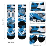 Orlando Magic Socks Custom Woodland Camo Blue Best Selling