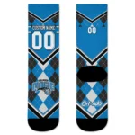 Orlando Magic Socks Customized Argyle Pattern Blue Best Selling