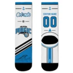 Orlando Magic Socks - Customized Nautical Icons Blue White