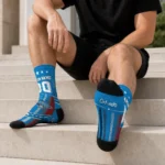 Orlando Magic Socks Customized Star Stripes Blue White Best Selling