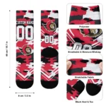 Ottawa Senators Socks Personalized Woodland Camo Red Best Selling