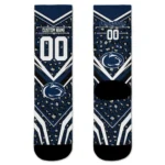 Penn State Nittany Lions Socks Personalized Leopard Print Blue Black Best Selling