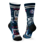 Philadelphia 76ers Socks Personalized Snowy Scene Blue White Best Selling