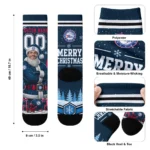 Philadelphia 76ers Socks Personalized Snowy Scene Blue White Best Selling
