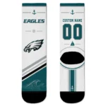 Philadelphia Eagles Socks - Custom Nautical Icons Green White