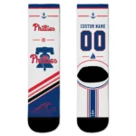 Philadelphia Phillies Socks - Customized Nautical Icons Blue White