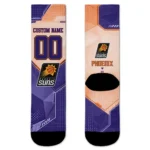 Phoenix Suns Socks Personalized Geometric Tech Purple Best Selling