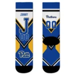 Pittsburgh Panthers Socks Personalized Arrow Blocks Royal Blue Best Selling
