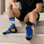 Pittsburgh Panthers Socks Personalized Arrow Blocks Royal Blue Best Selling