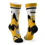 Pittsburgh Steelers Socks Personalized Arrow Blocks Gold Best Selling