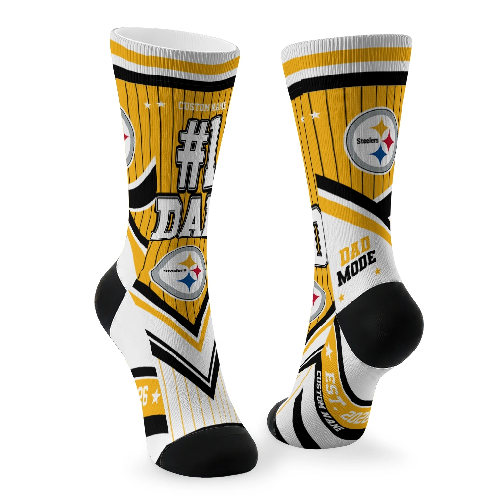 pittsburgh-steelers-socks-personalized-pinstripe-chevron-gold-white-fashion-forward.webp