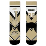 Purdue Boilermakers Socks Custom Arrow Blocks Gold Best Selling
